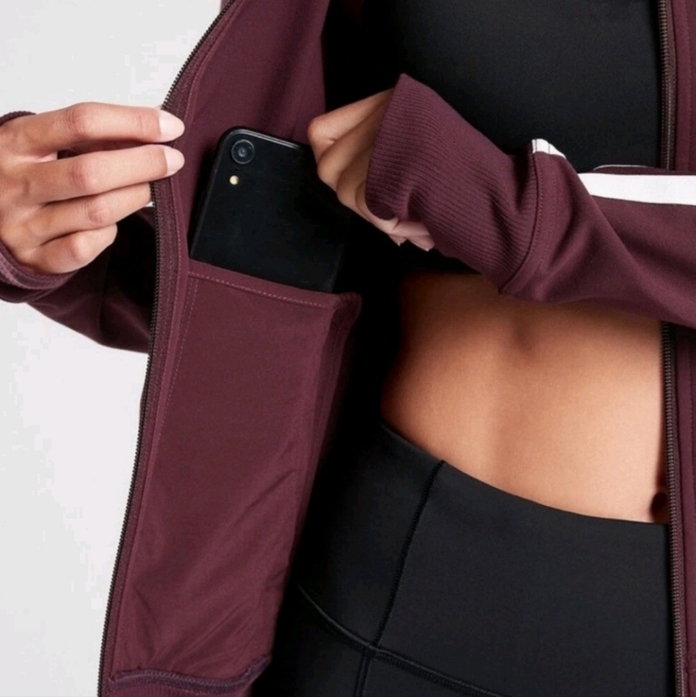 Athleta Circa Track Jacket. Size Medium - image 4